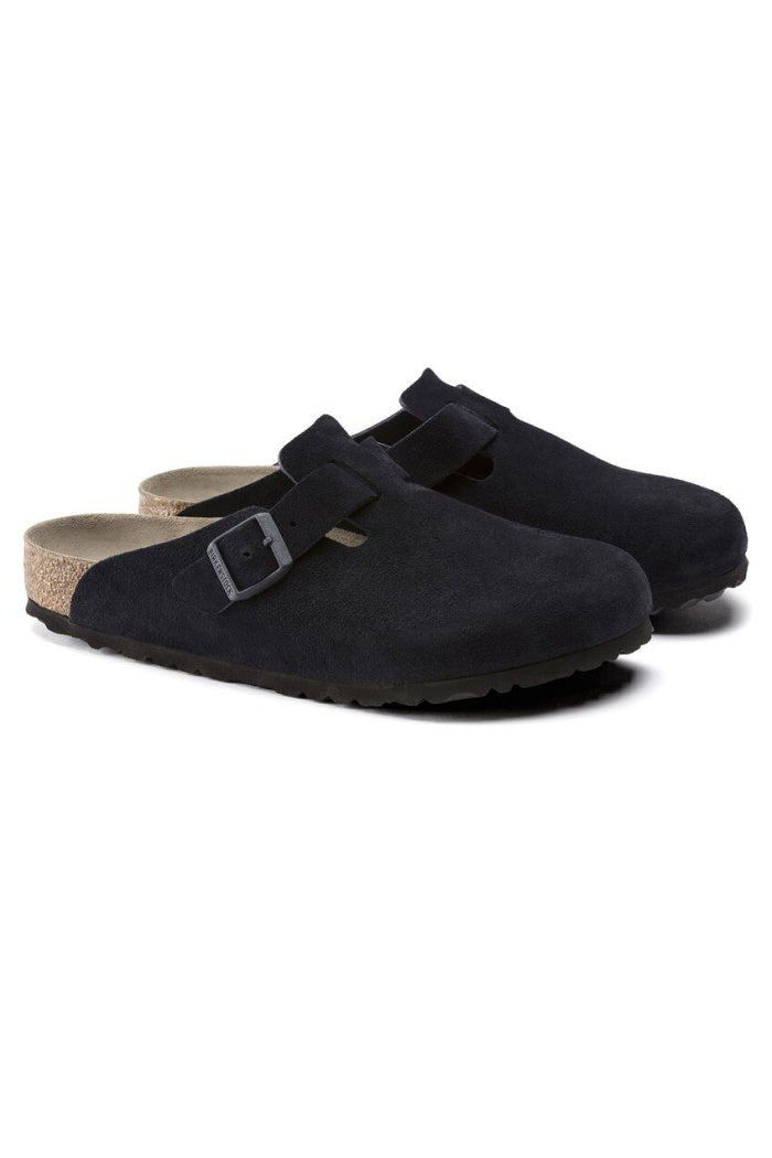 Birkenstock Boston Soft Footbed Suede Narrow/Medium Width