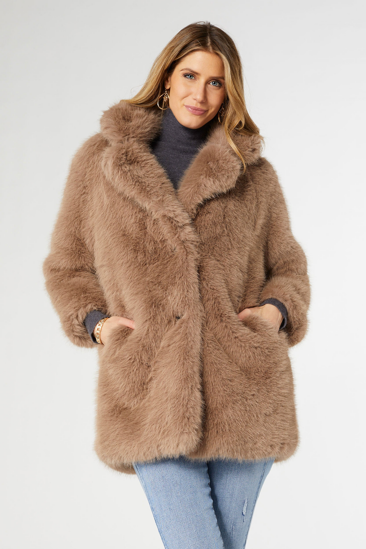 Whitney Faux Fur Coat