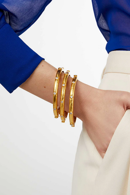 Noel Stone Bangle - Cubic Zirconia