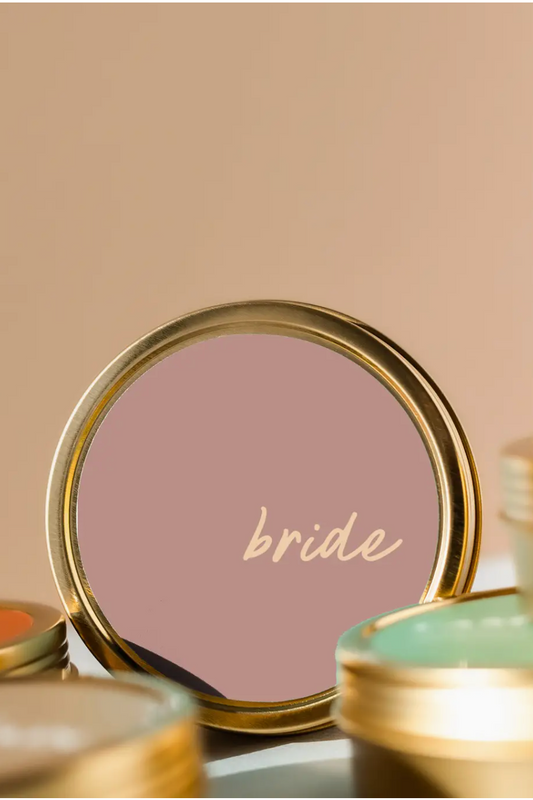 Bride Tin Candle