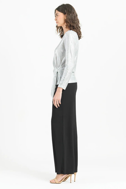Shimmer Stretch tunic with pearl detail
