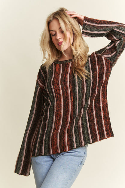 Vertical Stripe Sweater
