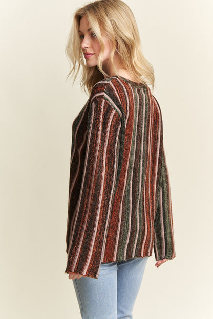 Vertical Stripe Sweater
