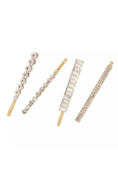 All Dressed Up Rhinestone Bobby Pins