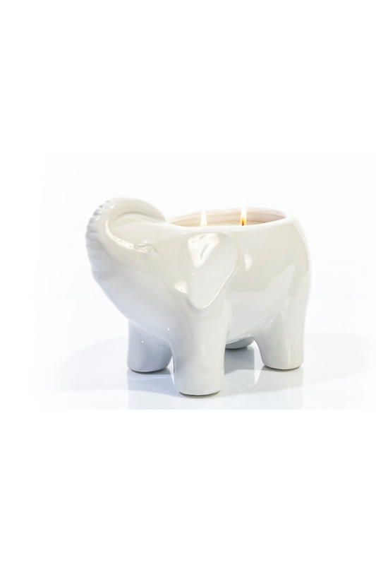 WHITE ELEPHANT CANDLE