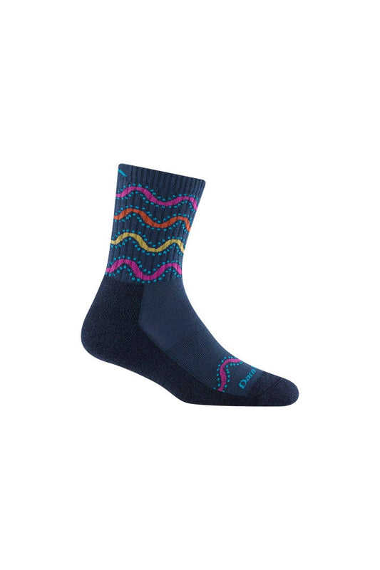 Women's Wandering Stripe Micro Crew Lightweight Hiking Sock