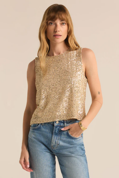 Sloane Sequin Tank