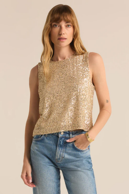 Sloane Sequin Tank