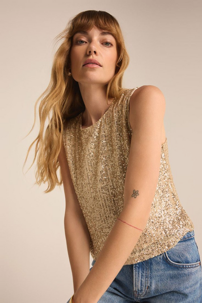 Sloane Sequin Tank