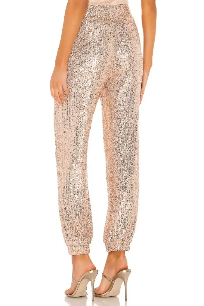 Sequin Jogger Pants