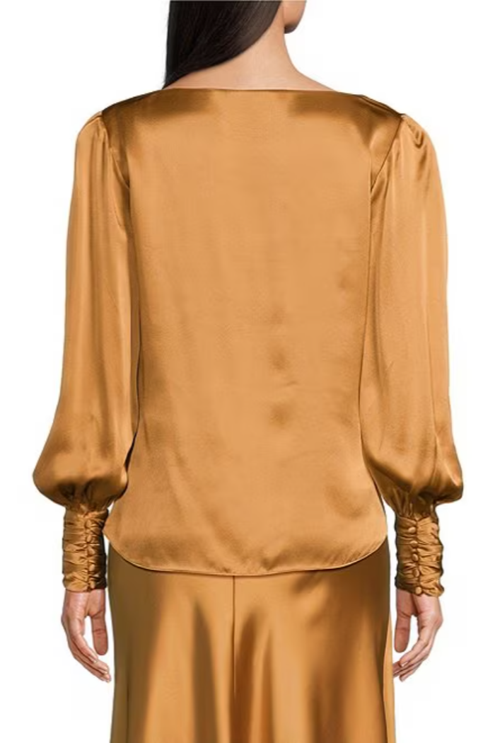 Olivia Silk Charmeuse Blouse