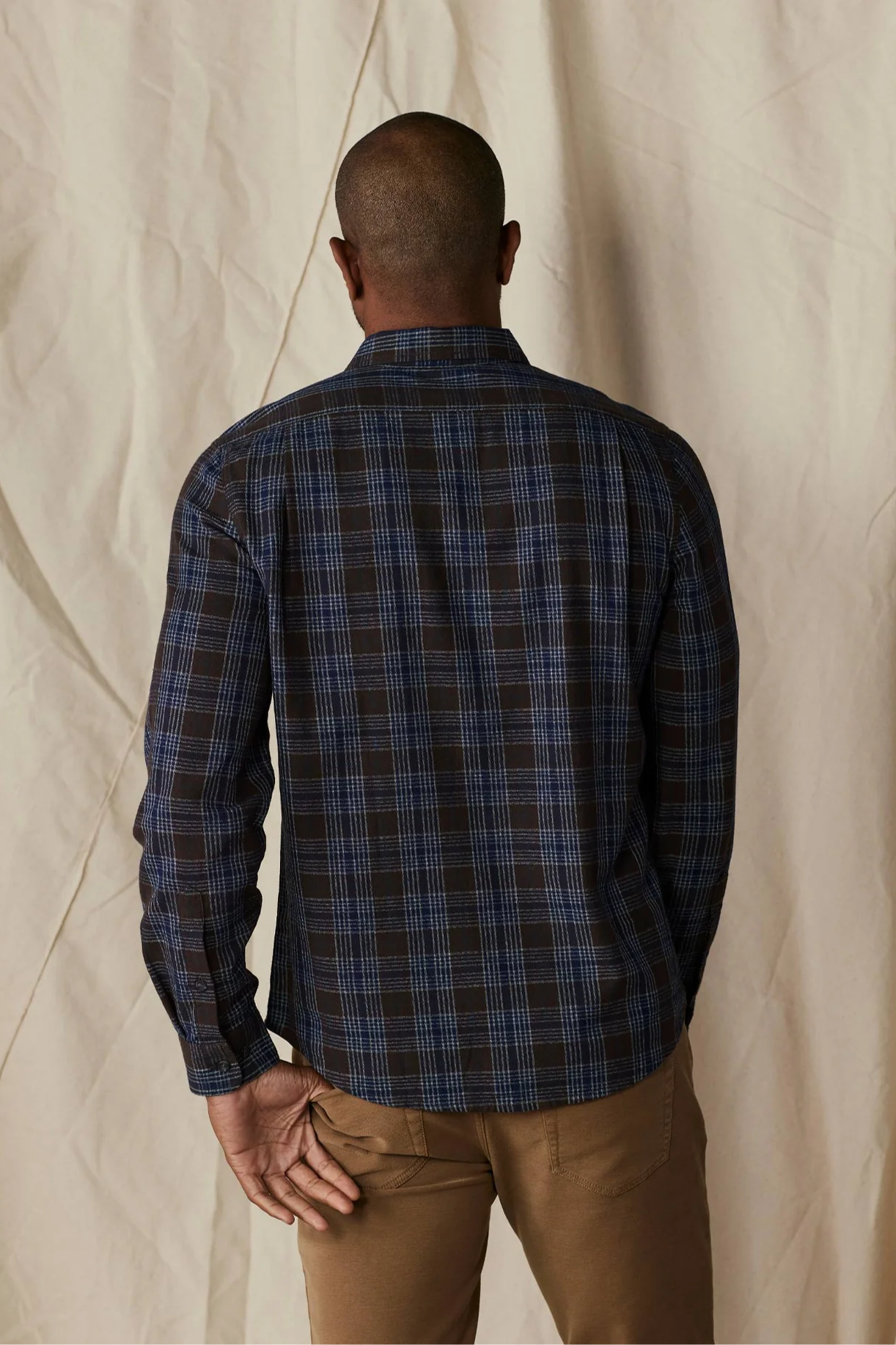 Nikko Button Up Shirt - Brown Plaid