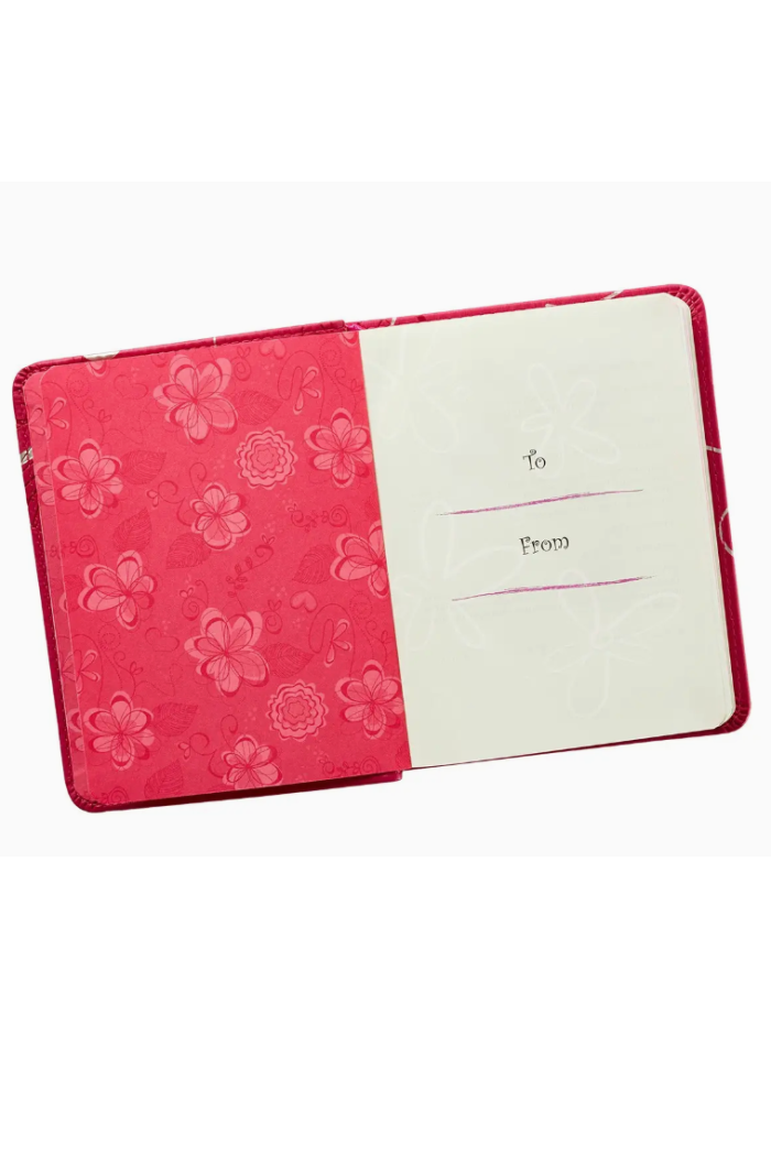ONE-MINUTE DEVOTIONS FOR GIRLS FAUX LEATHER