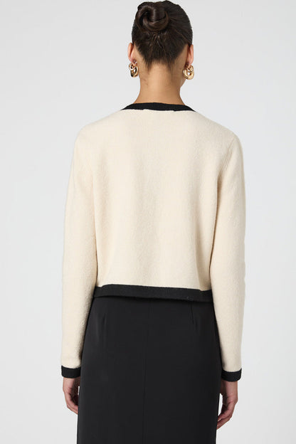 Vhari Contrast Cardigan