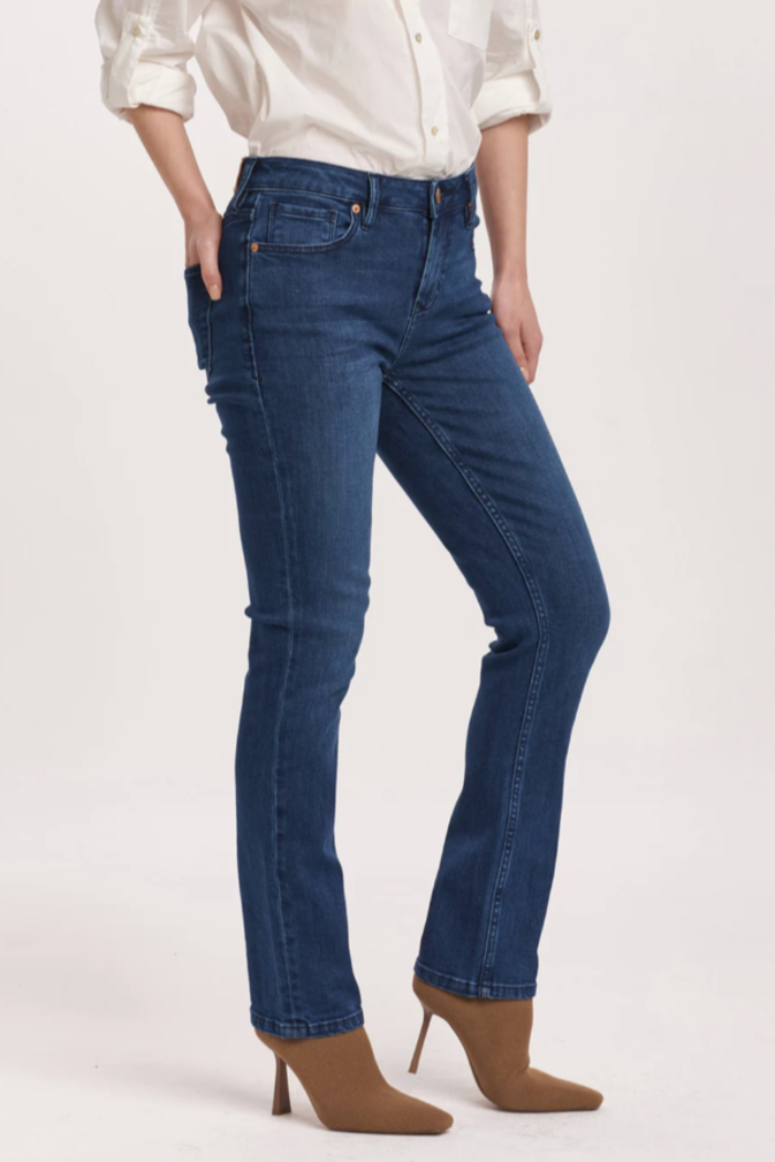 Blaire Violet Blue Straight Jeans