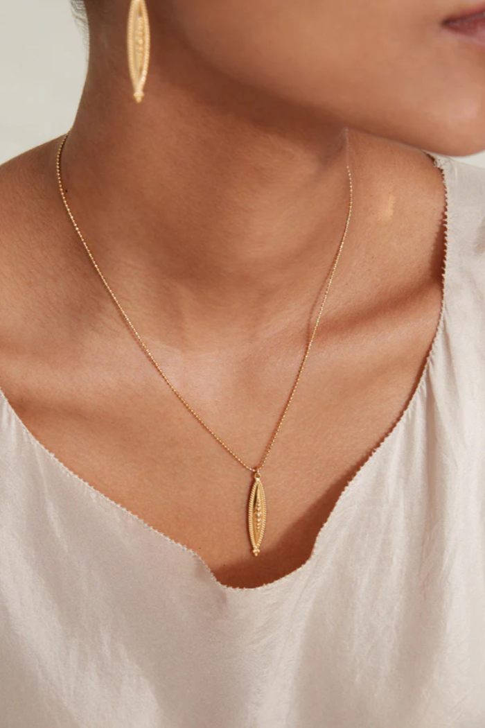 Odessa Yellow Gold Necklace