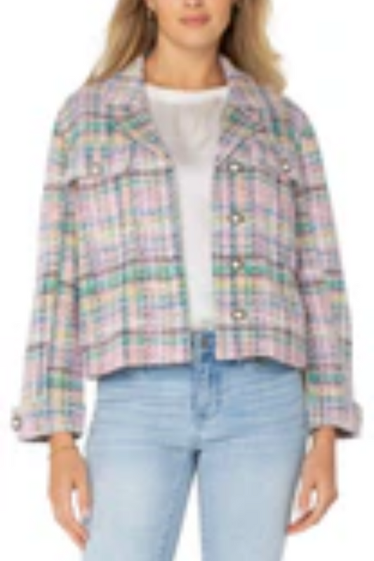 Button Front Boxy Shacket