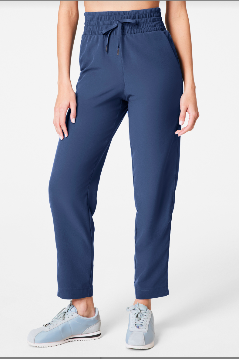 On The Move Slim Pant- Faded Indigo