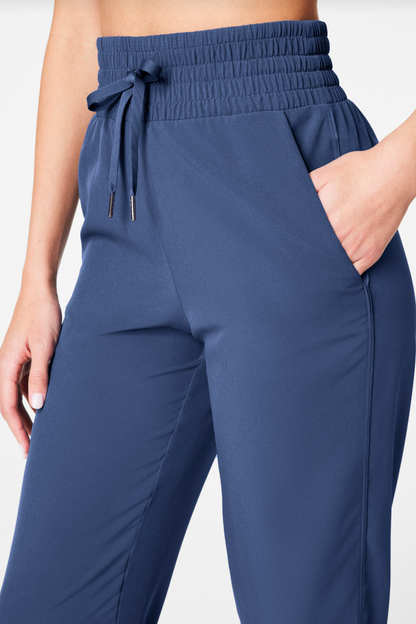 On The Move Slim Pant- Faded Indigo