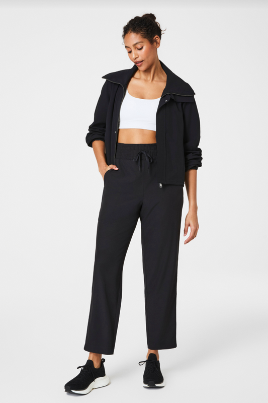 On The Move Slim Pant- Very Black