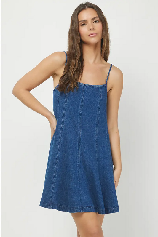 Cami Denim Mini Dress