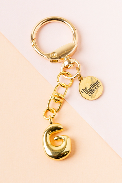 Bubble Letter Keychain