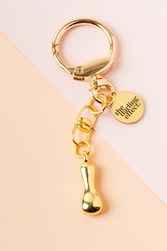 Bubble Letter Keychain