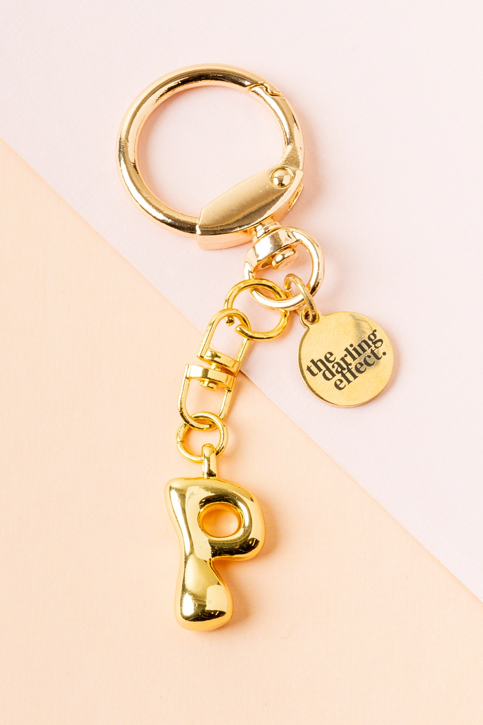 Bubble Letter Keychain