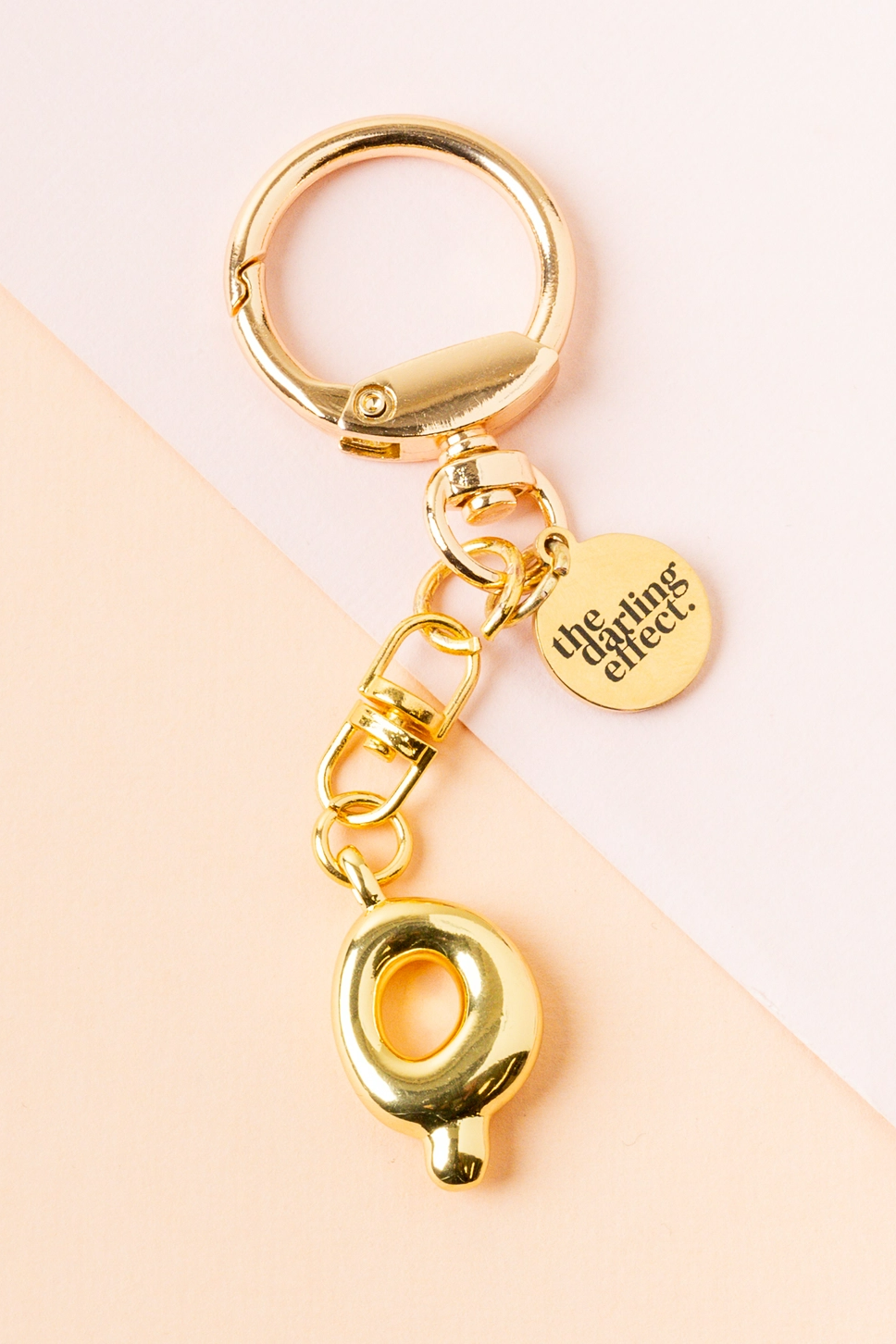 Bubble Letter Keychain