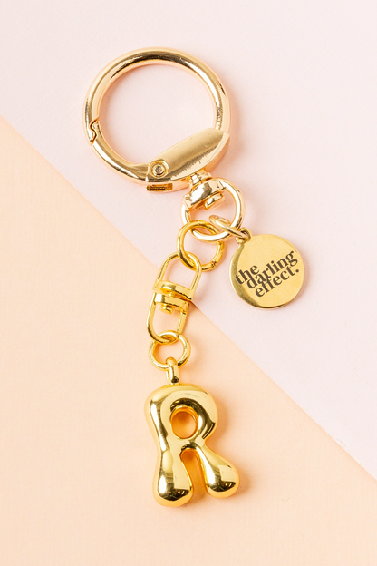 Bubble Letter Keychain