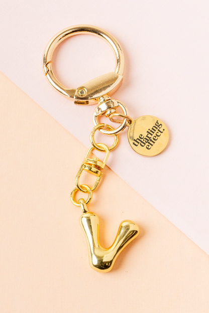 Bubble Letter Keychain