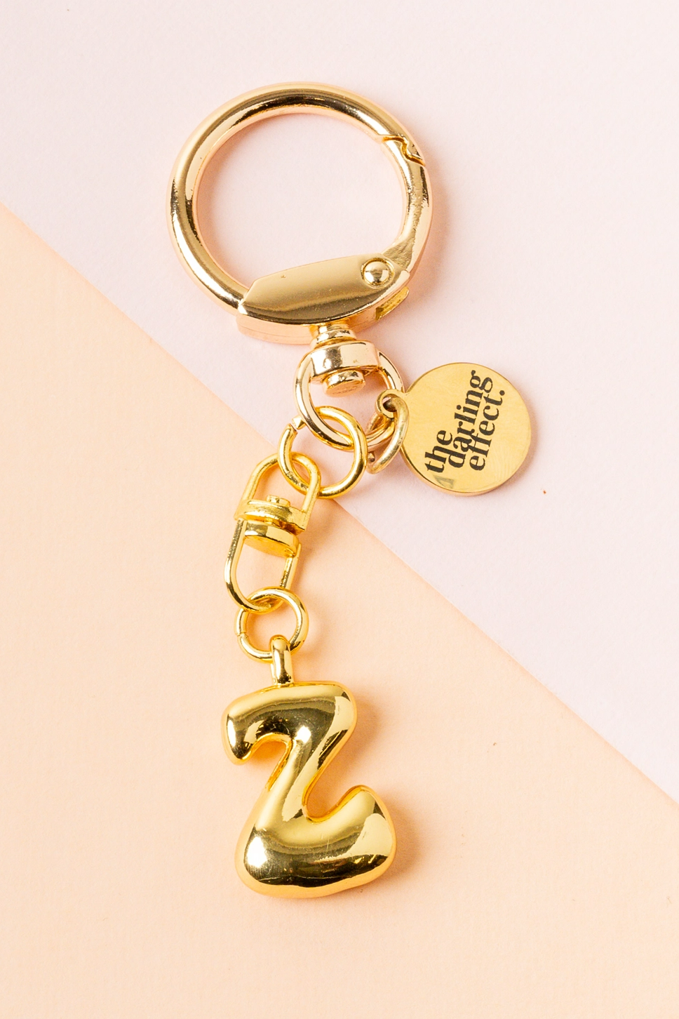 Bubble Letter Keychain