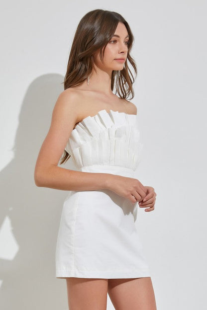 Off Shoulder Ruffle Dress