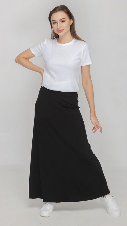 Bamboo Jersey Maxi Skirt