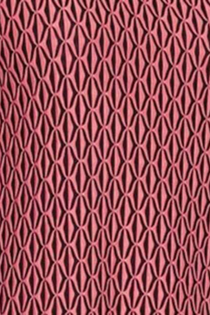 3/4 Sleeve Dezmond Novelty Top - CORAL ONLY