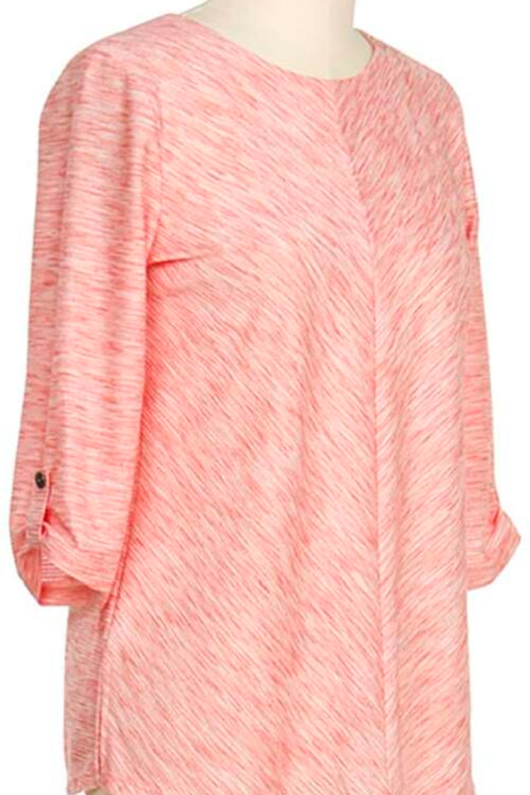 3/4 Sleeve Novelty Knit Top - BLUE ONLY