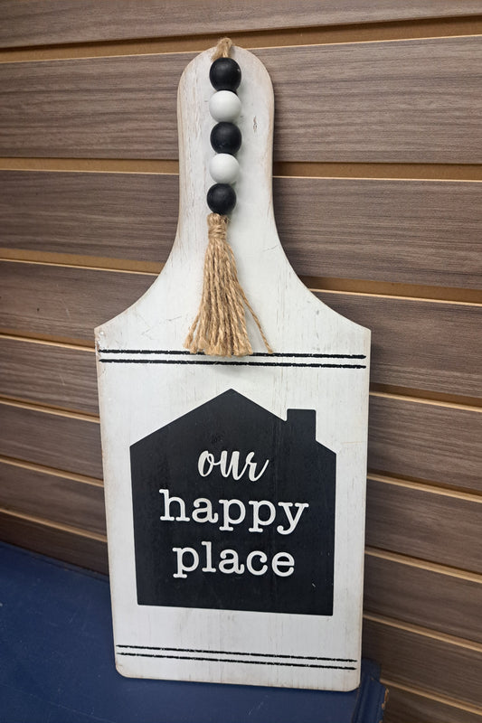 3 Assorted Bread board shape signs