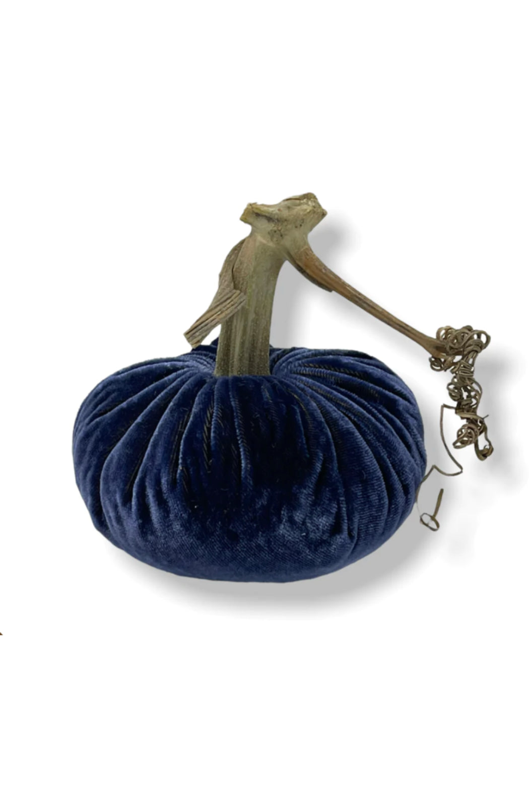 3" VELVET PUMPKINS