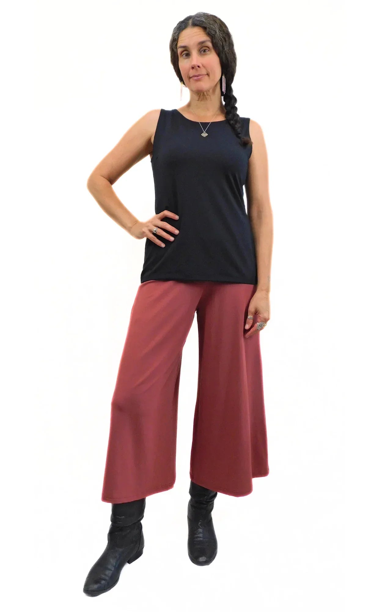 Brenda Laine Tencel Lyocell Crew Tank