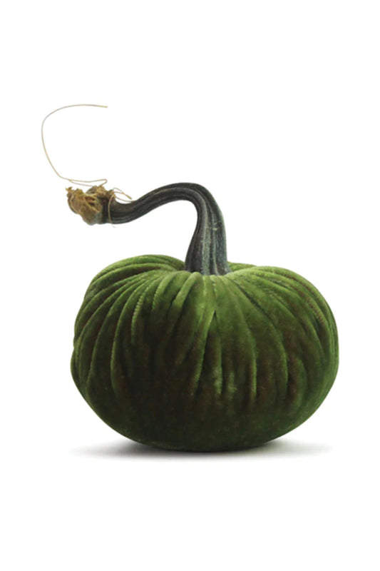 5" VELVET PUMPKINS