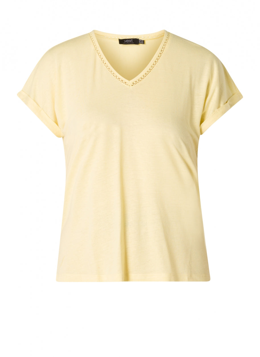 Yesta V-neck Tee Goldy