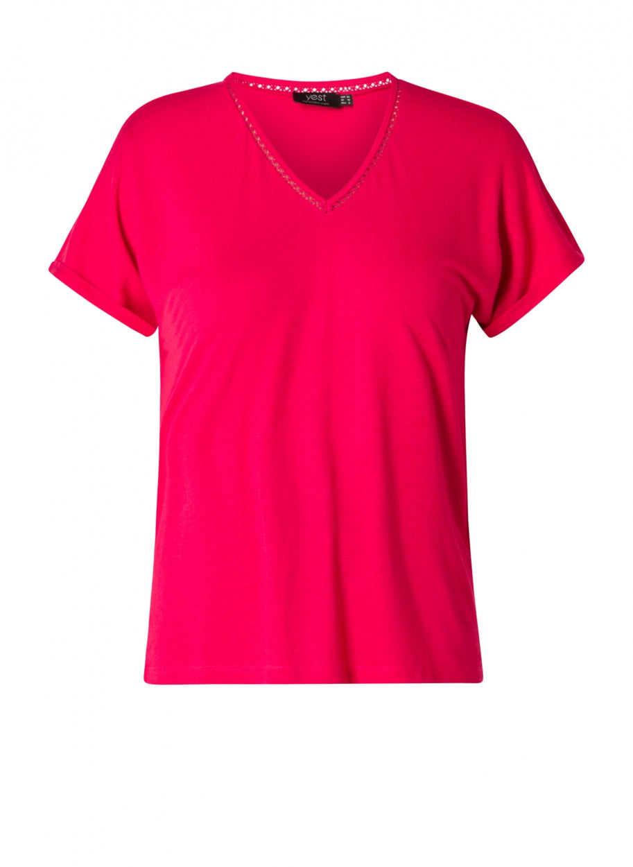 Yesta V-neck Tee Goldy