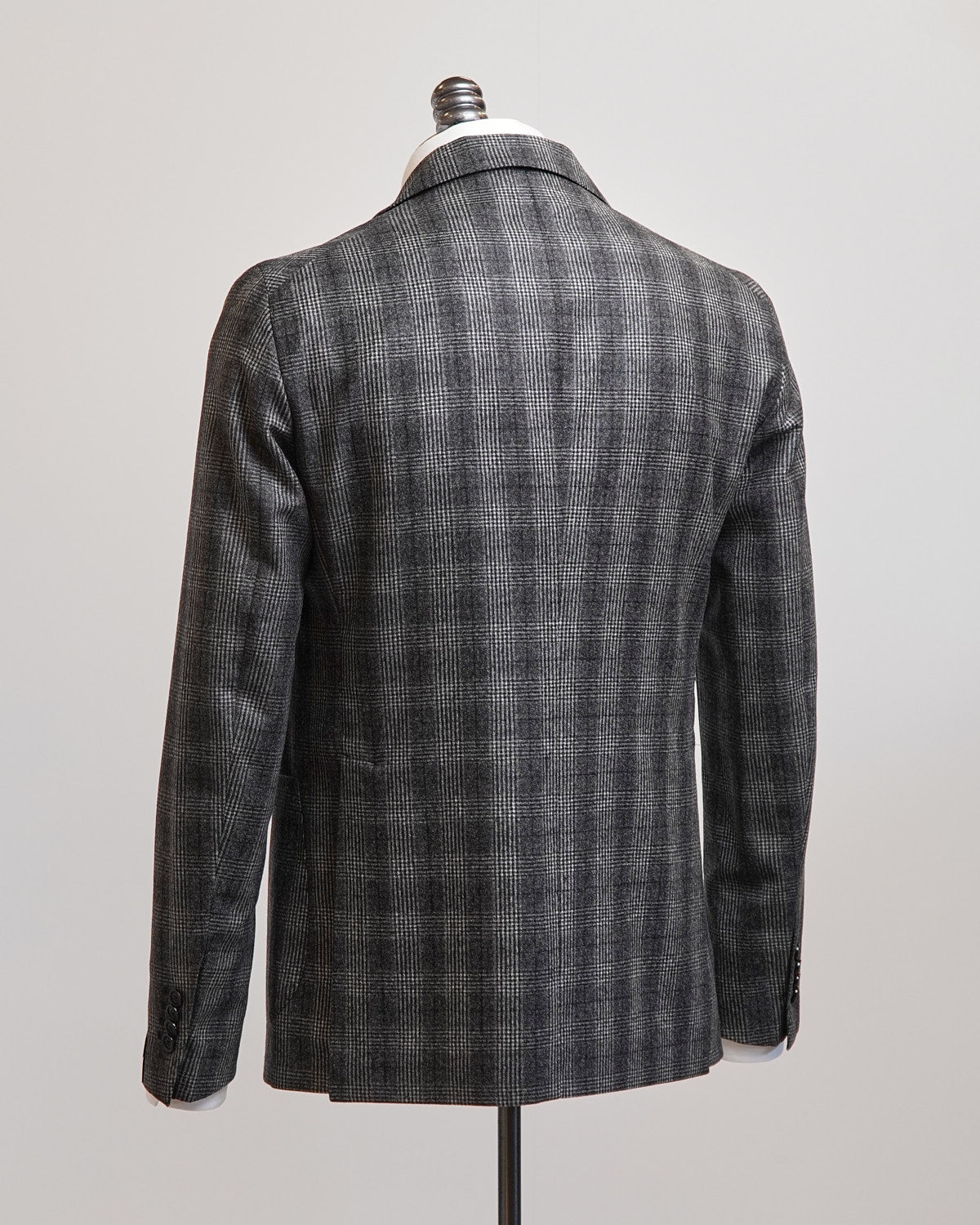 Tagliatore Winter Check Grey Black Suit