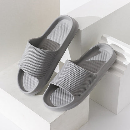 Unisex Minimalist Textured Cloud Slippers - 4 Colors