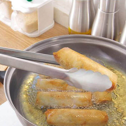 2 Pack: Stainless Steel Kitchen Tongs