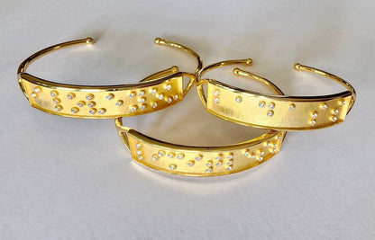 Touchstone Galivanter Cuff Bracelet Gold