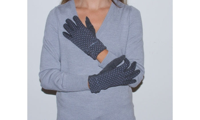 Women's Touchscreen-Compatible Fleece Gloves