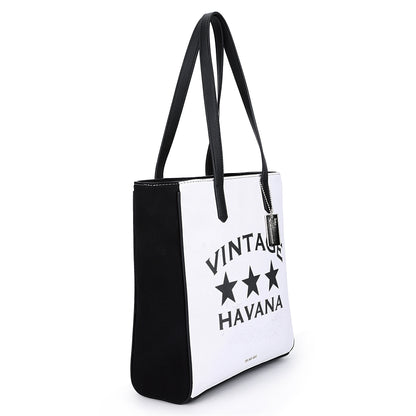 ANGELICA BAG - WHITE BLACK