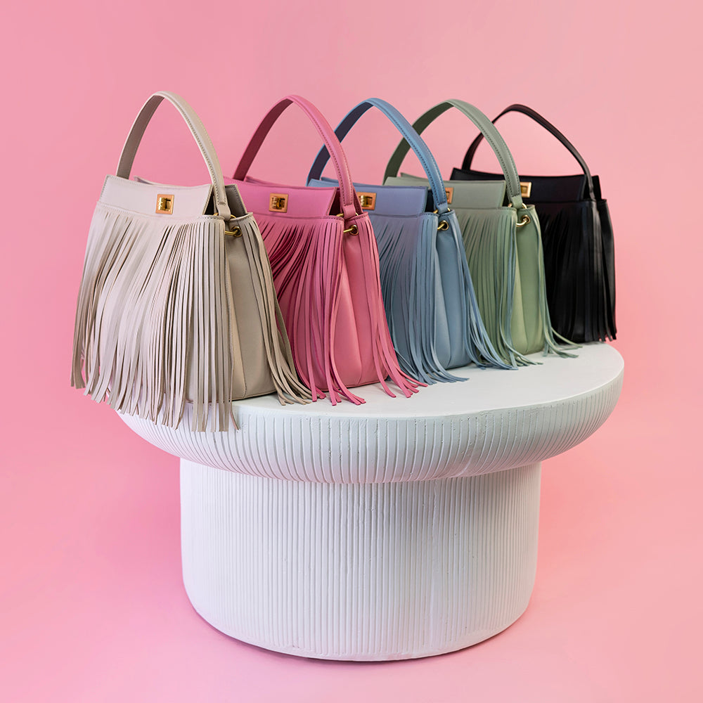 Anne Mint Recycled Vegan Top Handle Bag
