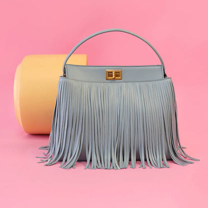 Anne Sky Recycled Vegan Top Handle Bag